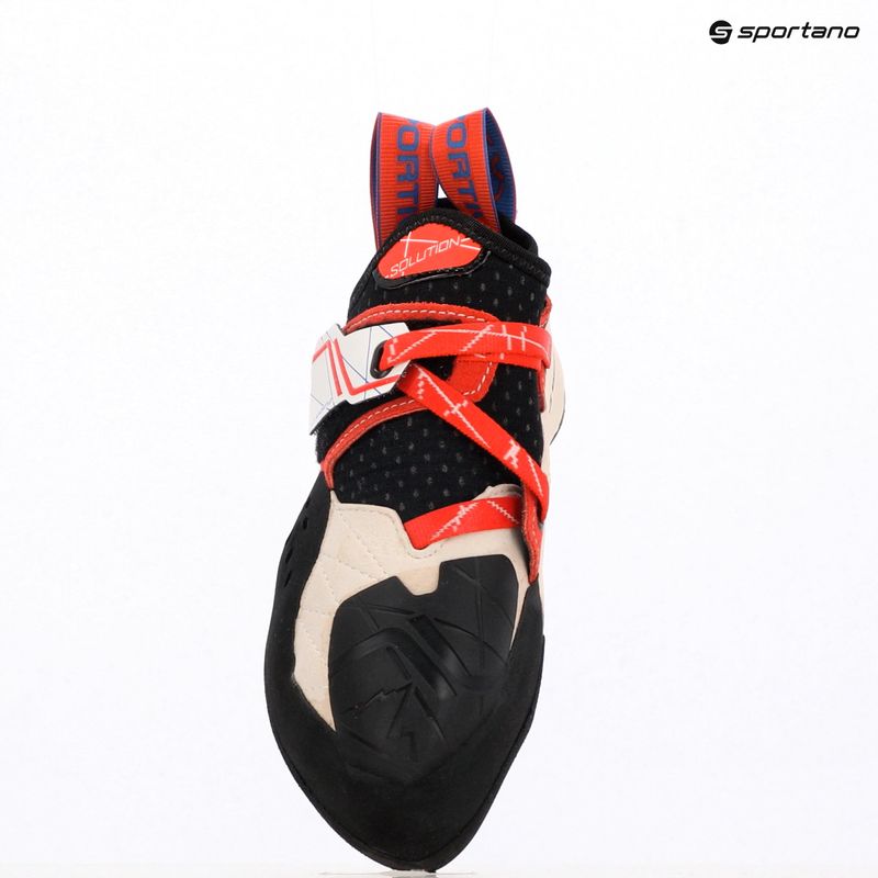 Dámské lezecké boty La Sportiva Solution white/lily orange 9