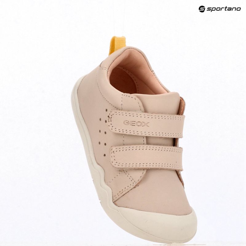 Dětské barefoot boty Geox Steppieup light ivory 17