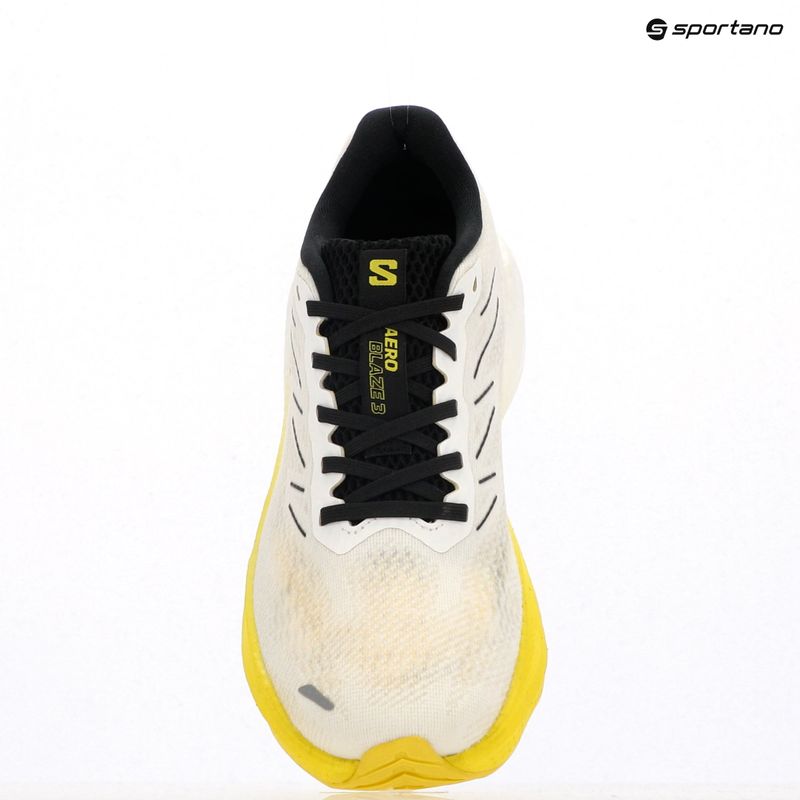 Pánské běžecké boty Salomon Aero Blaze 3 white/black/blazing yellow 15