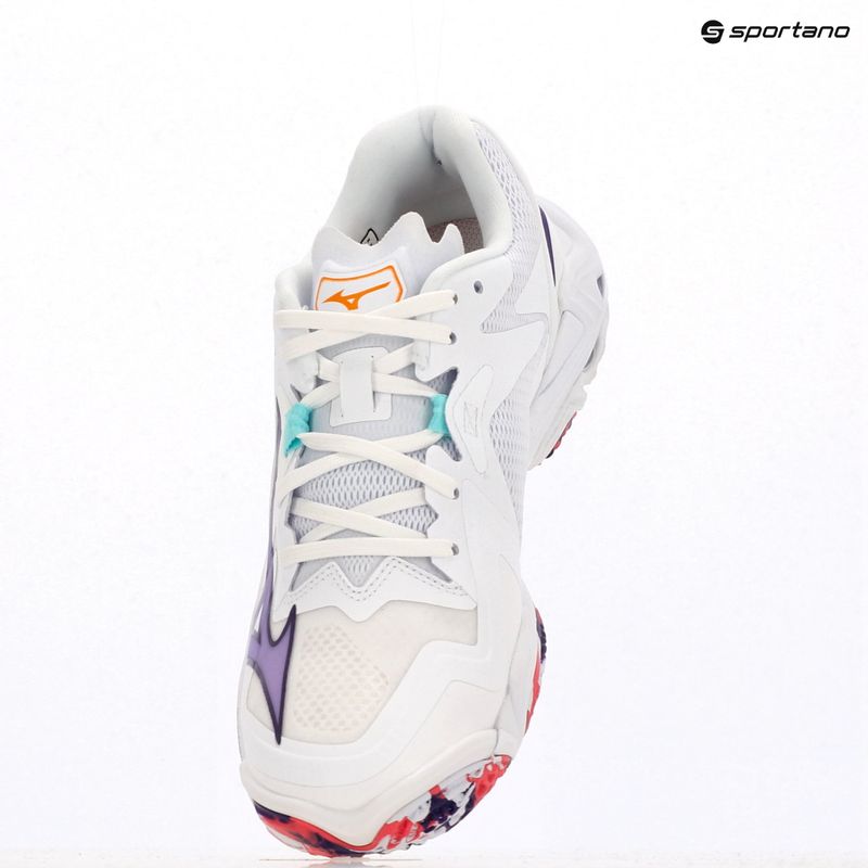 Dámské volejbalové boty Mizuno Wave Lightning Z8 bílé/fialová indigo/camelliaros 18