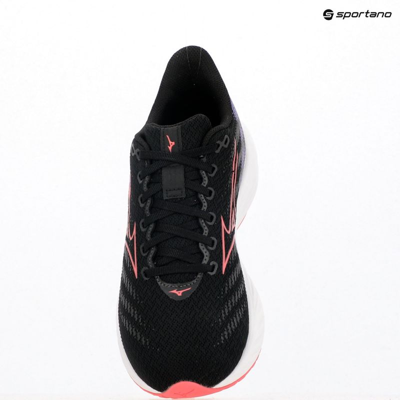 Dětské běžecké boty Mizuno Enerzy Rider Jr black/camelliarose/paisleypurple 9