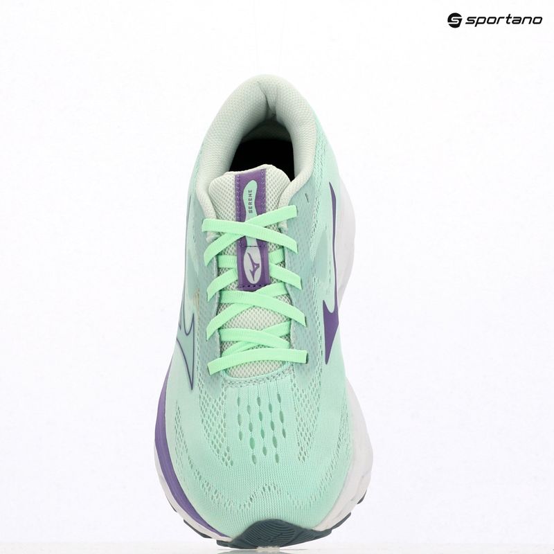Dámské běžecké boty Mizuno Wave Serene neo mint/paisley purple/citadel 9