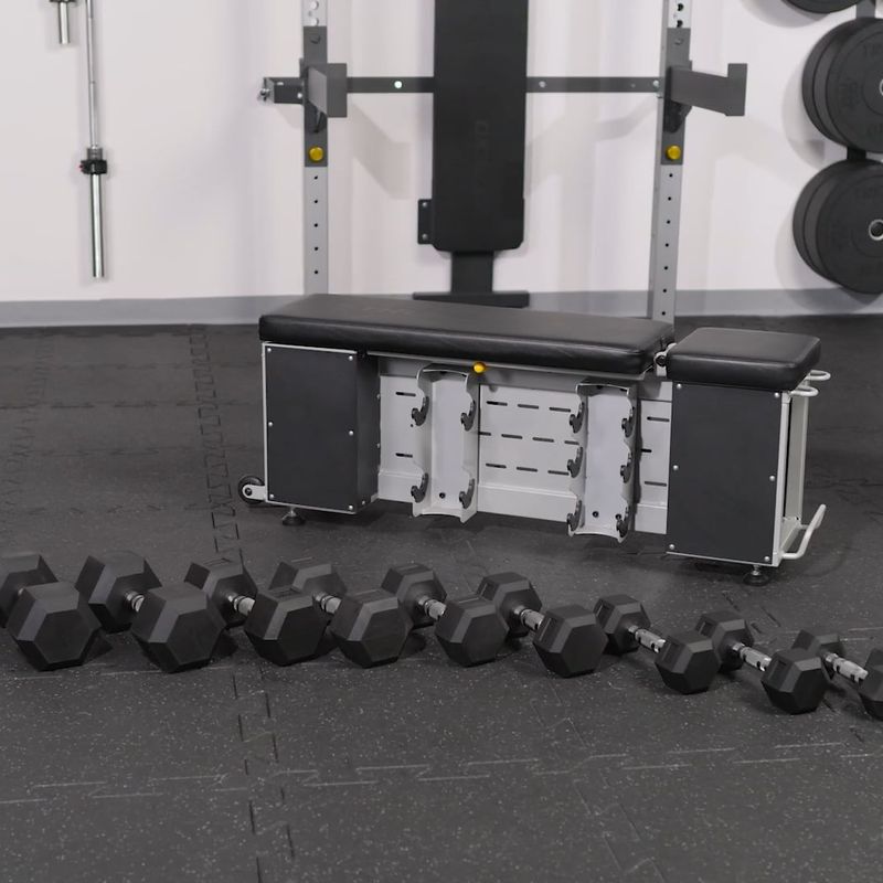 Nastavitelná tréninková lavice XTREXO Storage black 17