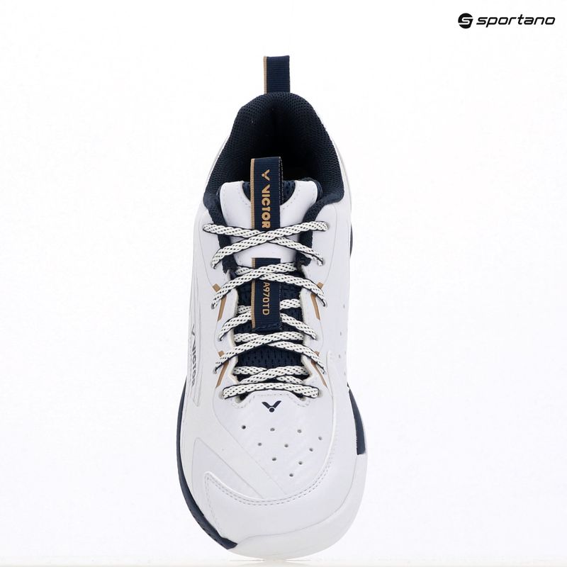 Pánská badmintonové boty VICTOR A970TD AX bright white/light gold 13