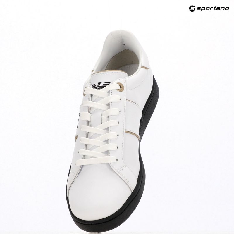 Boty EA7 Emporio Armani Classic Logo white/gold/black 12