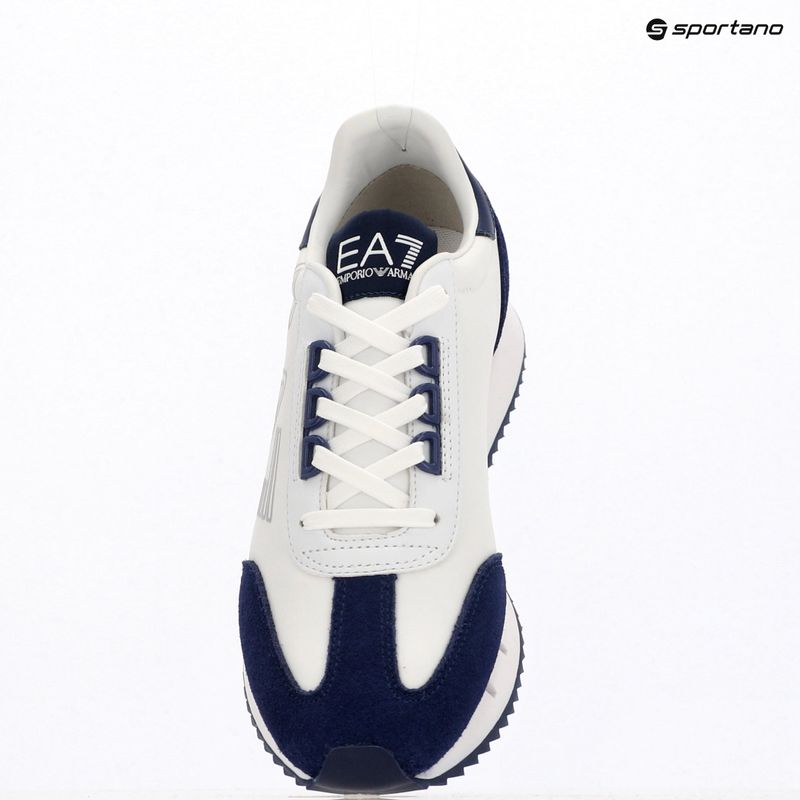 Boty EA7 Emporio Armani Black & White Vintage white/medieval blu 12