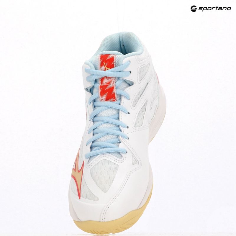 Dámské volejbalové boty Mizuno Thunder Blade Z Mid white/calypso coral/pale banana 9