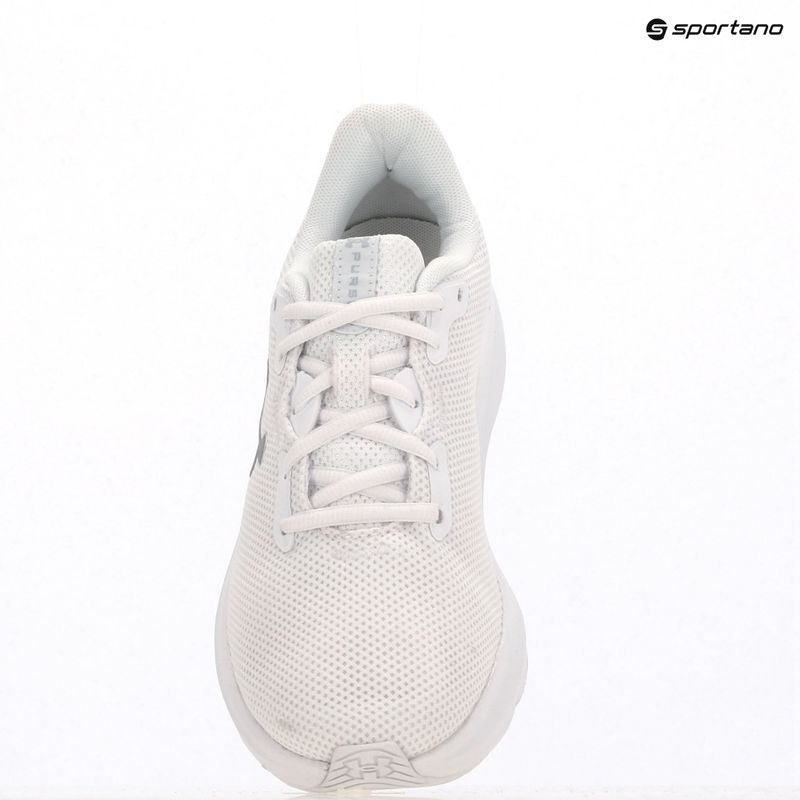 Dámské běžecké boty Under Armour Charged Pursuit 4 white/white/metallic silver 9