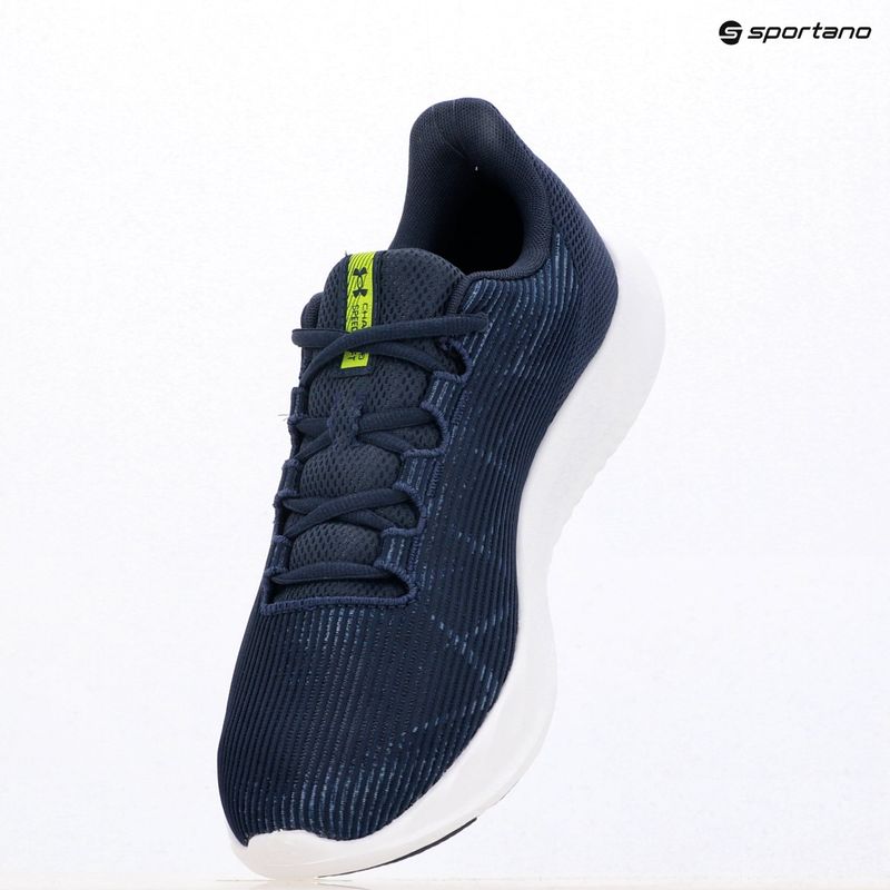 Pánské běžecké boty Under Armour Charged Speed Swift washed navy/black/high vis yellow 9