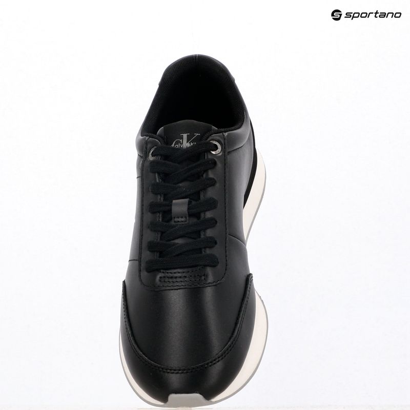 Dámské boty Calvin Klein YW0YW01942 Retro Runner Lace Up Leather MG black/formal gray 9
