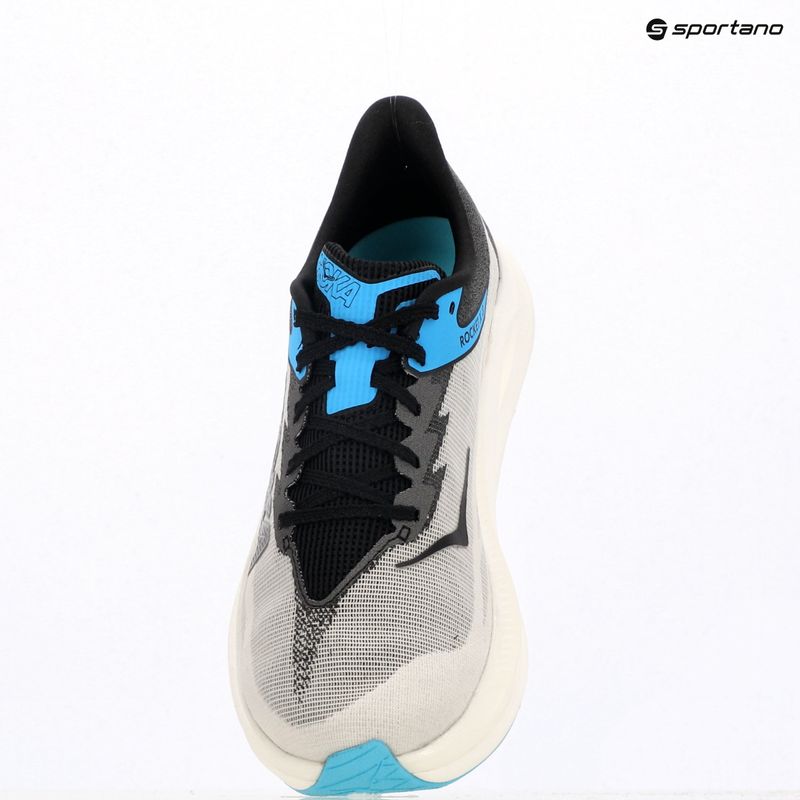 Běžecké boty HOKA Rocket X 3 white/black 15