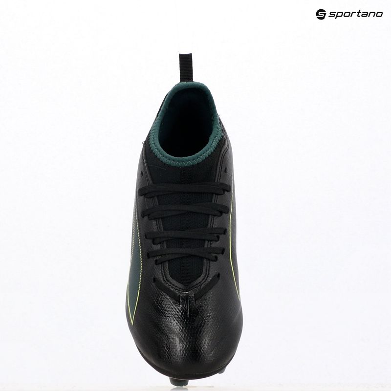 Dětské kopačky PUMA Ultra 6 Match FG/AG Jr puma black/fizzy light/green terrain 11