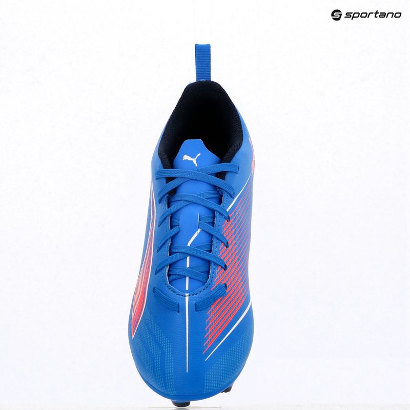 Dětské kopačky PUMA Ultra 6 Play FG/AG Jr ultra blue/puma white/glowing red 9