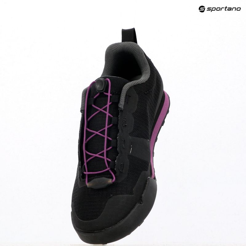 Dámské cyklistické boty platformy Giro Tracker Fastlace black/throwback purple 13
