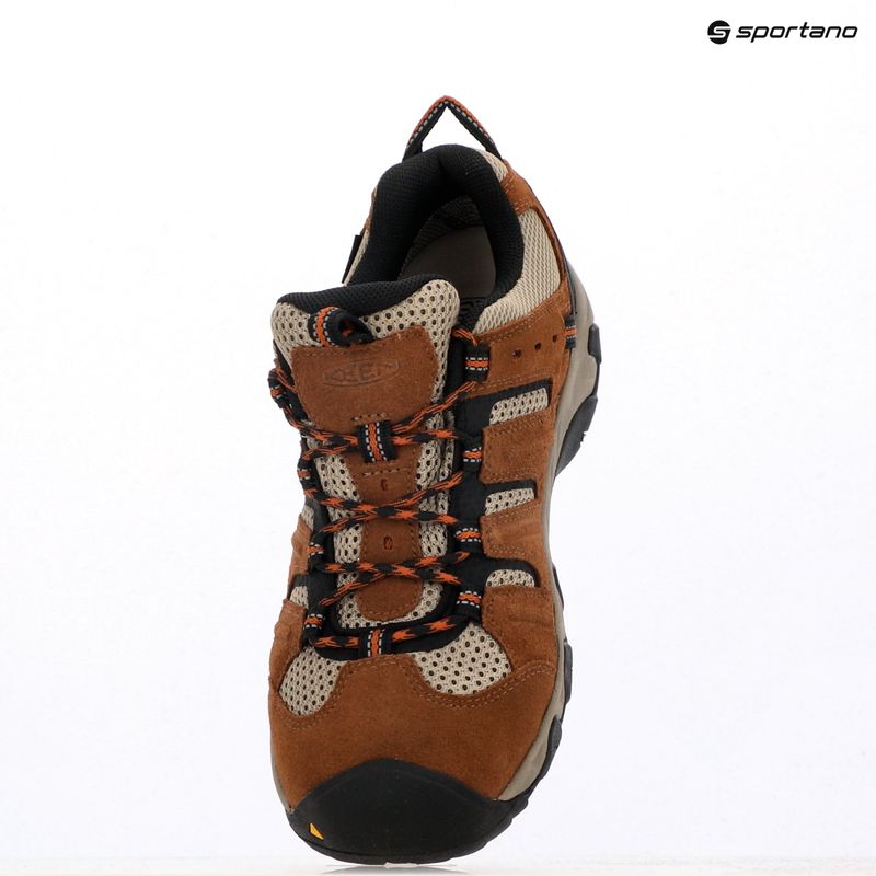 Pánské trekingové boty KEEN Headout Waterproof bison/fossil orange 11
