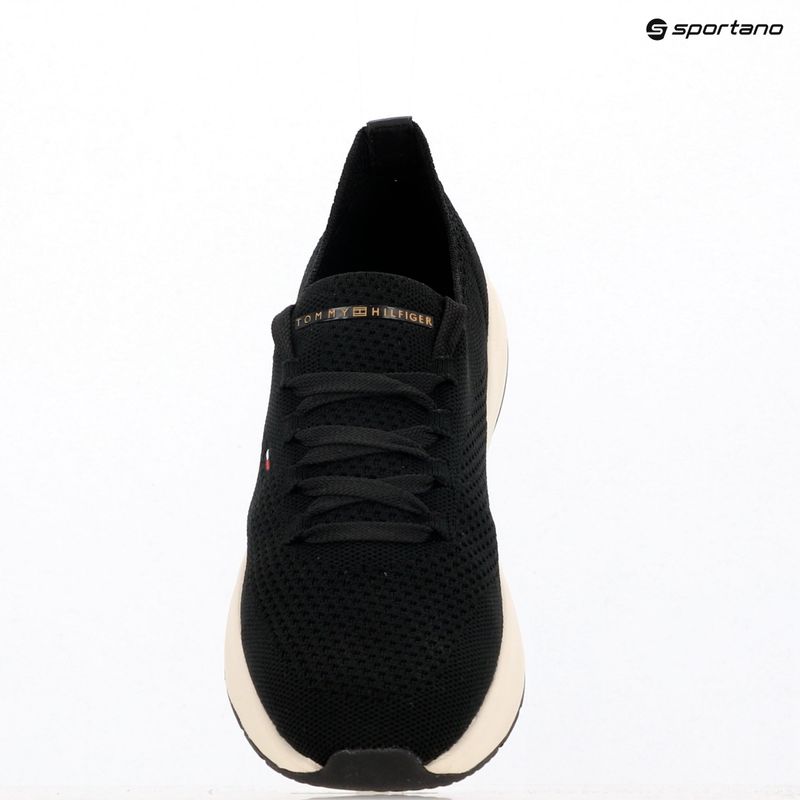 Dámské boty Tommy Hilfiger Knit Runner black 9
