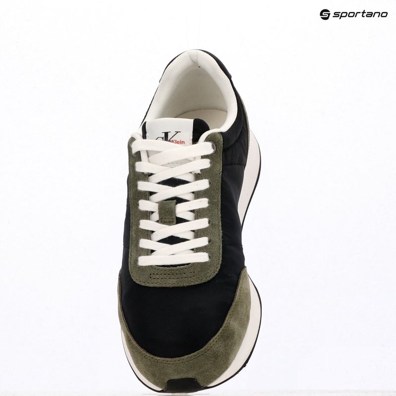 Pánské tenisky Calvin Klein YM0YM01361 Retro Runner Essential MIX MAT black/capers/bright white 9
