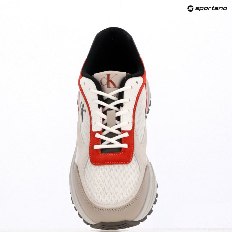 Pánské boty Calvin Klein YM0YM01379 Hike Runner Mesh MIX bright white/grey/flame scarlet 9