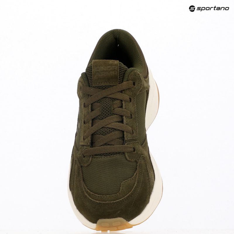 Pánské tréninkové boty Under Armour Edge Suede expedition green/summit white/expedition green 11