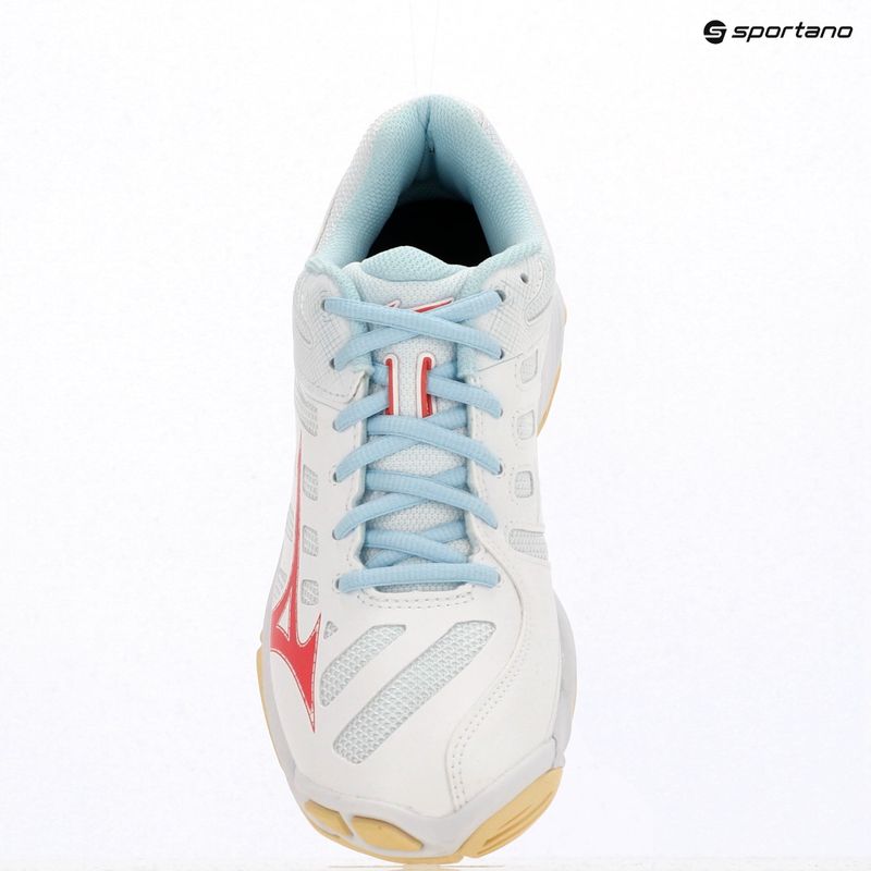 Dámské volejbalové boty Mizuno Wave Voltage 2 white/calypso coral/pale banana 9