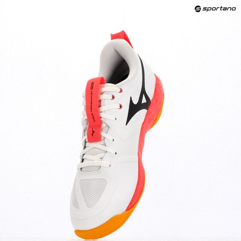 Volejbalové boty Mizuno Wave Momentum Pro white/fiery coral 2/citrus 18