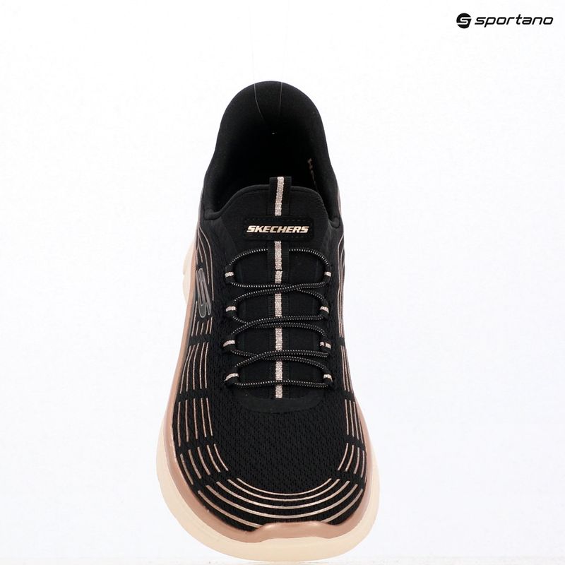 Dámské boty SKECHERS Summits Plus Soft Luster black/rose gold 15