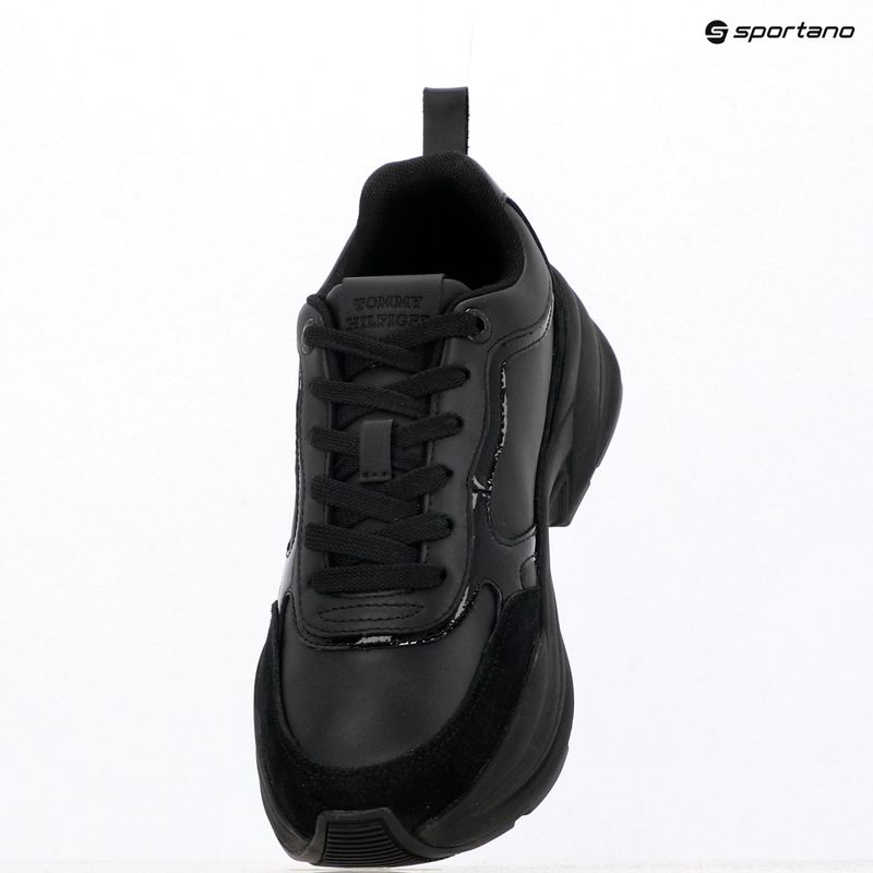 Dámské boty Tommy Hilfiger Chunky Runner Patent black 9