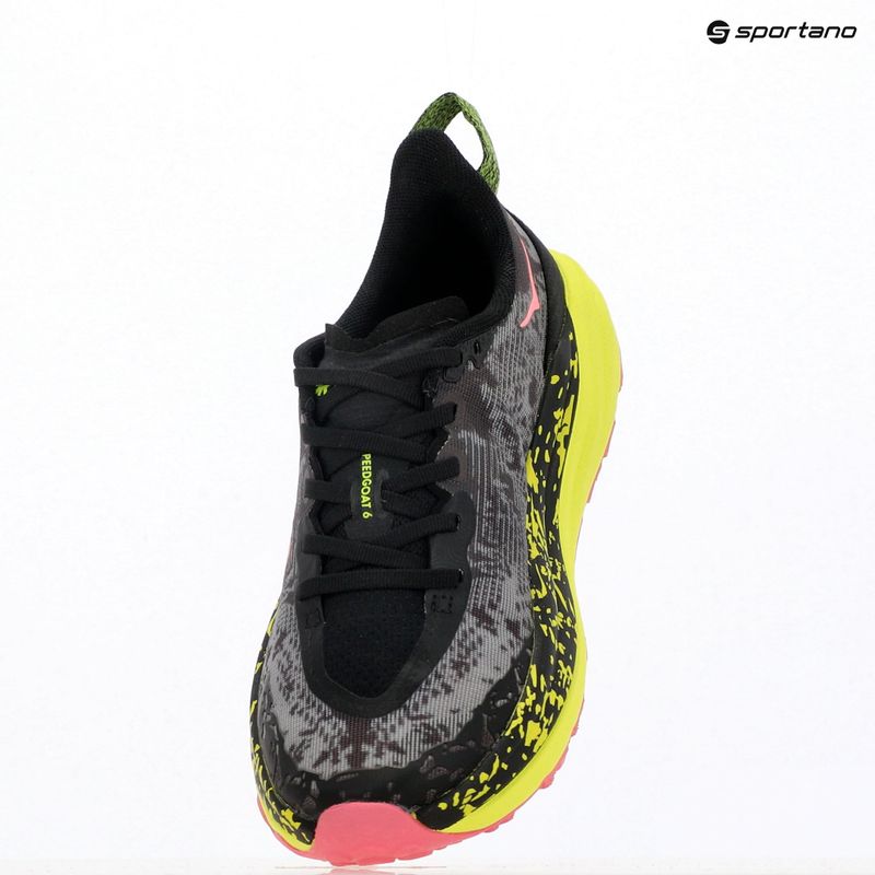 Dámské běžecké boty HOKA Speedgoat 6 black/neon rose 18
