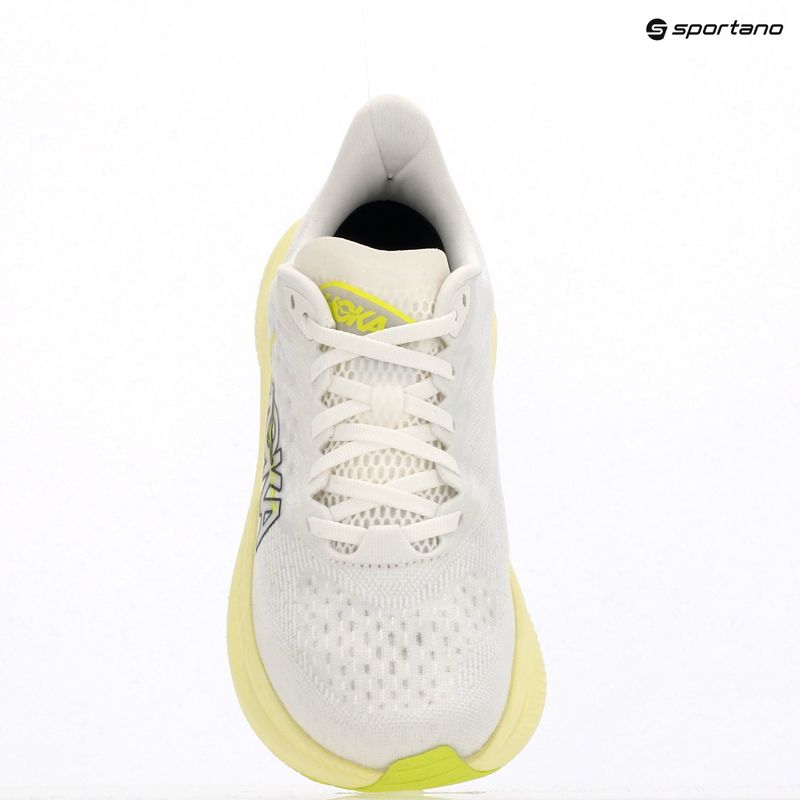 Dámské běžecké boty HOKA Mach 6 white/neon hoka citrus 18