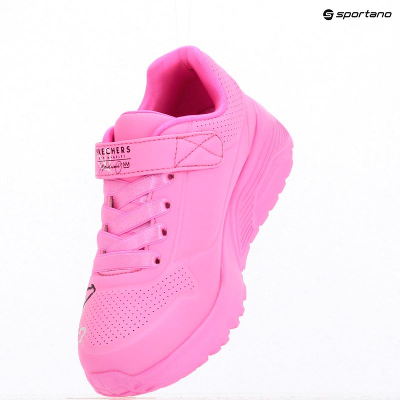 Dětské boty SKECHERS Uno Lite Love Levitate hot pink/multi 9