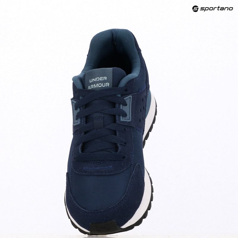 Pánské tréninkové boty Under Armour Essential Runner washed navy/nu blue/blue calm 11