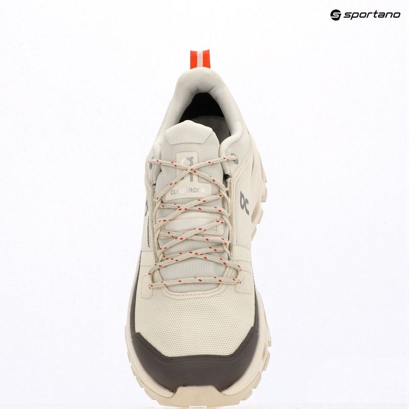 Pánské turistické boty On Cloudrock Low Waterproof ivory/ivory 15