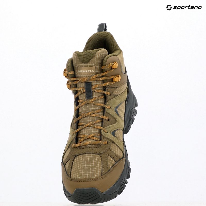 Pánské turistické boty Merrell Thermo Snow Grip Mid Wp olive drab 9