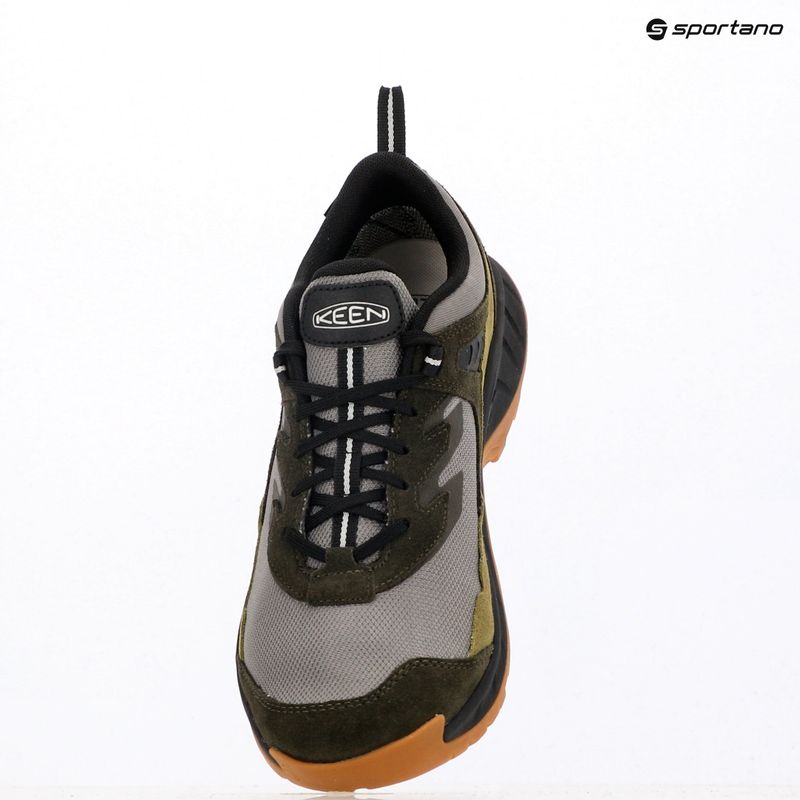 Pánské trekové boty KEEN Hightrail Waterproof Steel grey/forest night 9