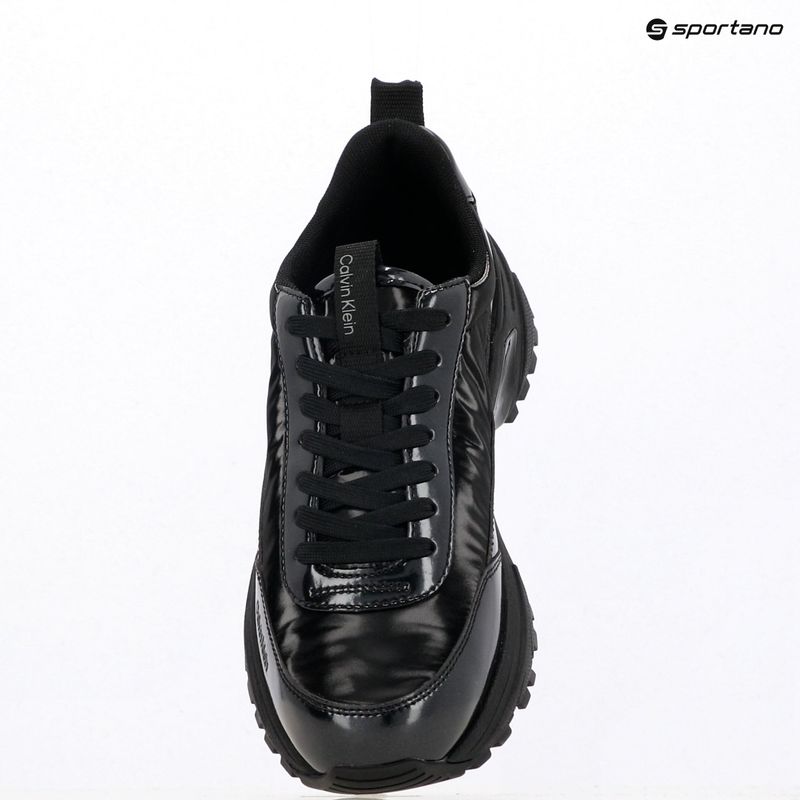 Dámské boty Calvin Klein YW0YW02043 Hike Runner Lace Up Pearl Nylon triple black 9
