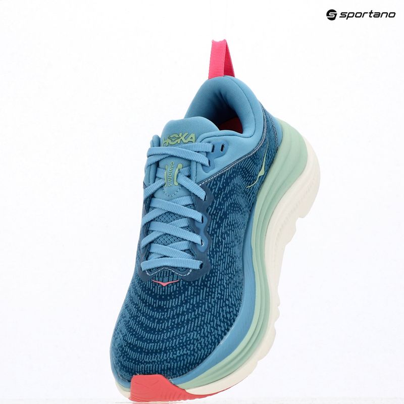 Dámské běžecké boty HOKA Gaviota 5 alpine blue/jadeite 10
