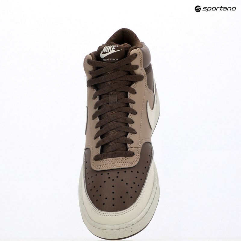 Pánské tenisky Nike Court Vision Mid Next Nature baroque brown/mink brown/light bone 11