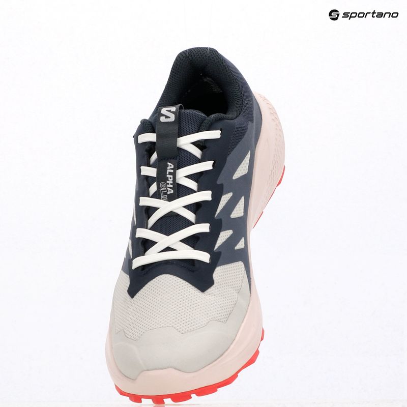 Dámské běžecké boty Salomon Alphaglide GTX lunar rock/blue night/rouge red 11