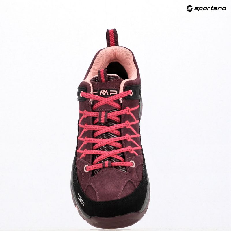 Juniorské trekové boty CMP Rigel Low Wp plum/peach 9