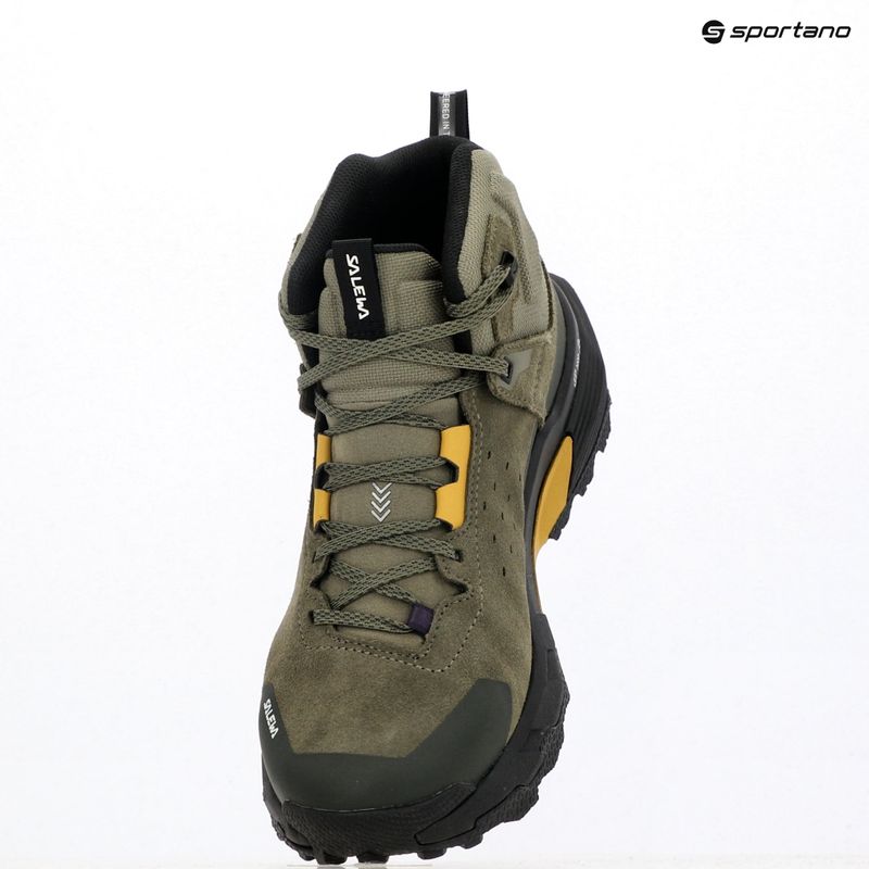 Pánské trekové boty Salewa Pedroc 2 Leather Mid PTX faded green/dark olive 9