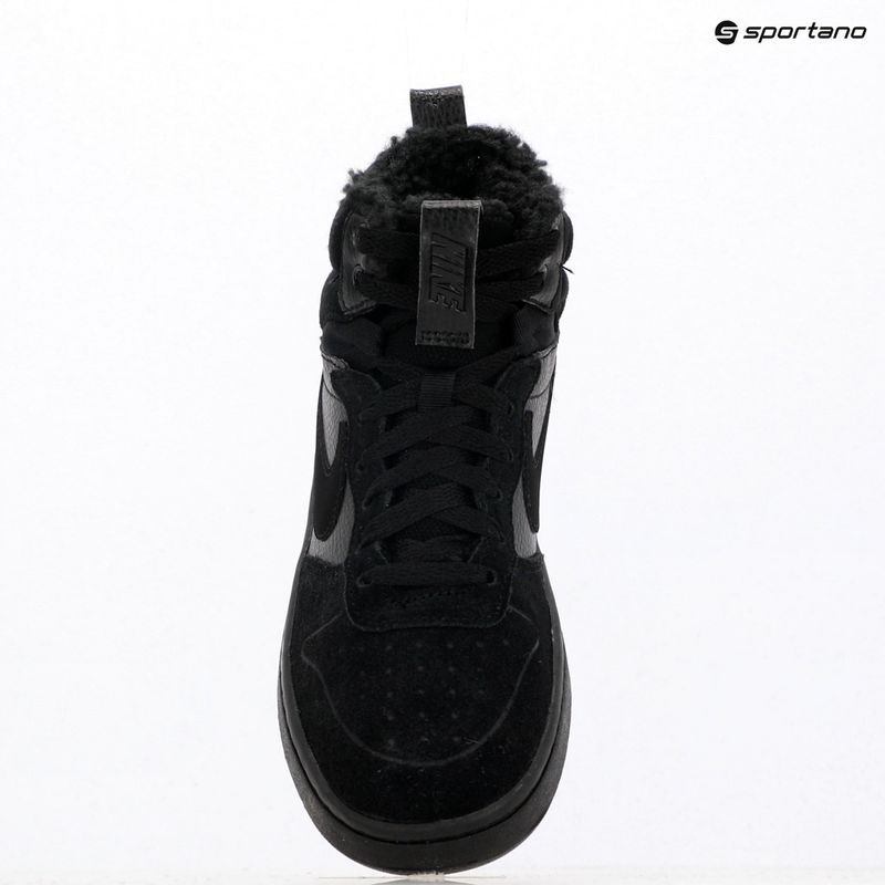 Dětské boty Nike Court Borough Mid 2 black/black/black 9