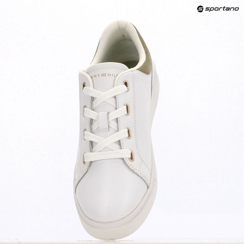 Dámské boty Tommy Hilfiger Casual Cupsole white/earth sage 9