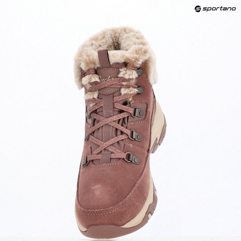 Dámské boty Skechers Trego Snow Worries mauve 9