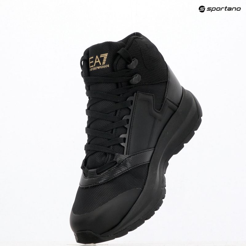 Boty EA7 Emporio Armani Ice Altura full black / gold 11