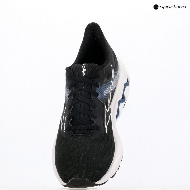 Pánské běžecké boty Mizuno Wave Equate 9 black/white/vintage indigo 9