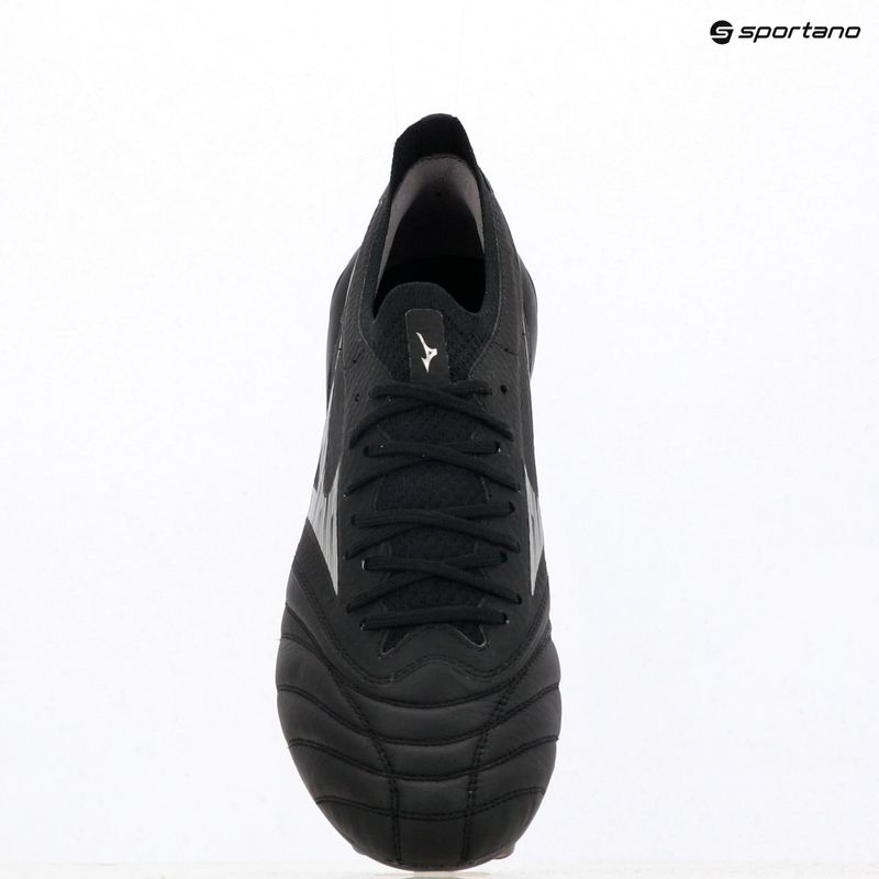 Pánské kopačky Mizuno Morelia Neo IV β Elite FG black/galaxy silver/black 9