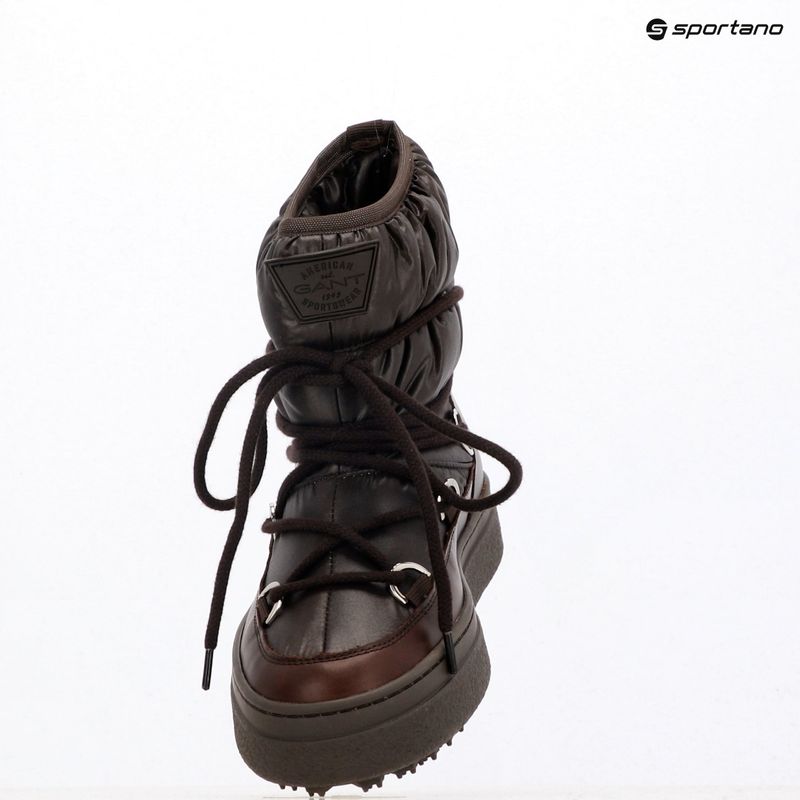 Dámské sněhule GANT Snowhill dark brown 9
