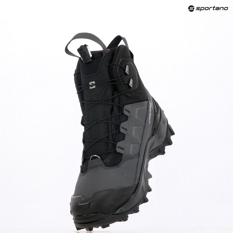 Pánské trekingové boty Salomon Crosstrak Powder WP asphalt/black/sharkskin 11