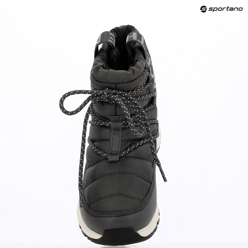 Dámské sněhule The North Face Thermoball Lace Up WP anthracite grey/white ash 10
