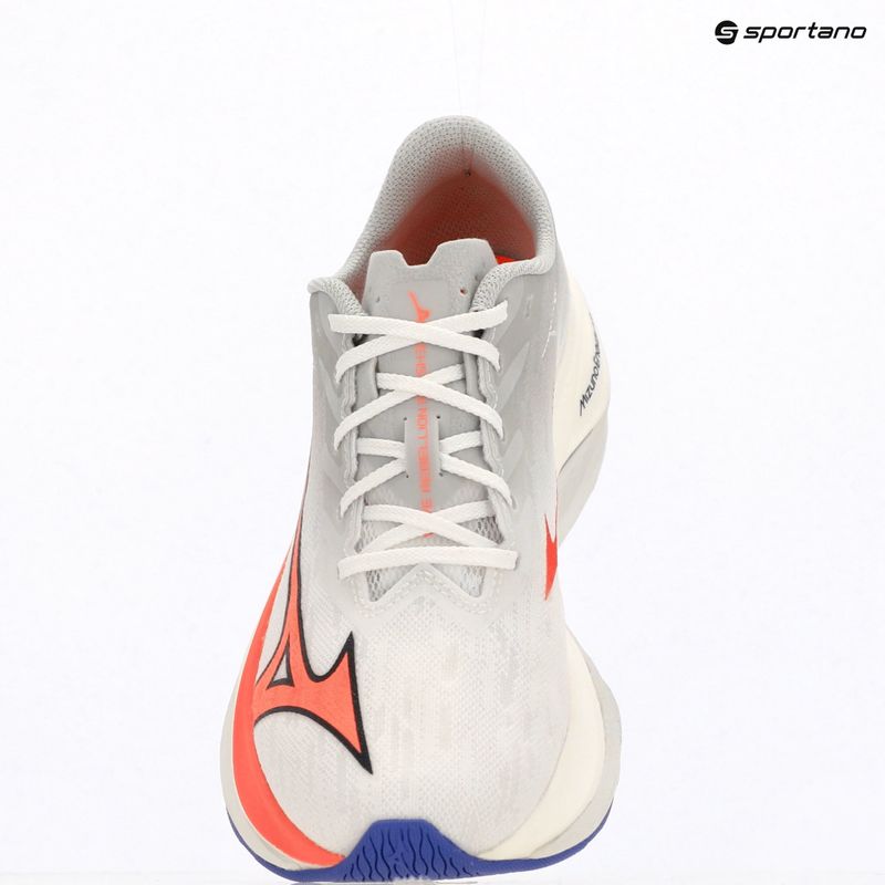Dámské běžecké boty Mizuno Wave Rebellion Flash 3 white/striking coral/iris bloom 19